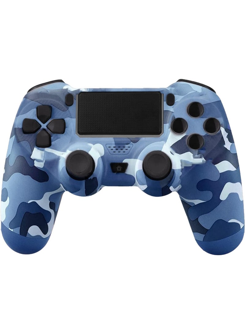 Wireless Controller for PS4,Replacement for Play 4 Remote with Dual Vibration Gamepad Joystick (Blue Camouflage) - Image 1